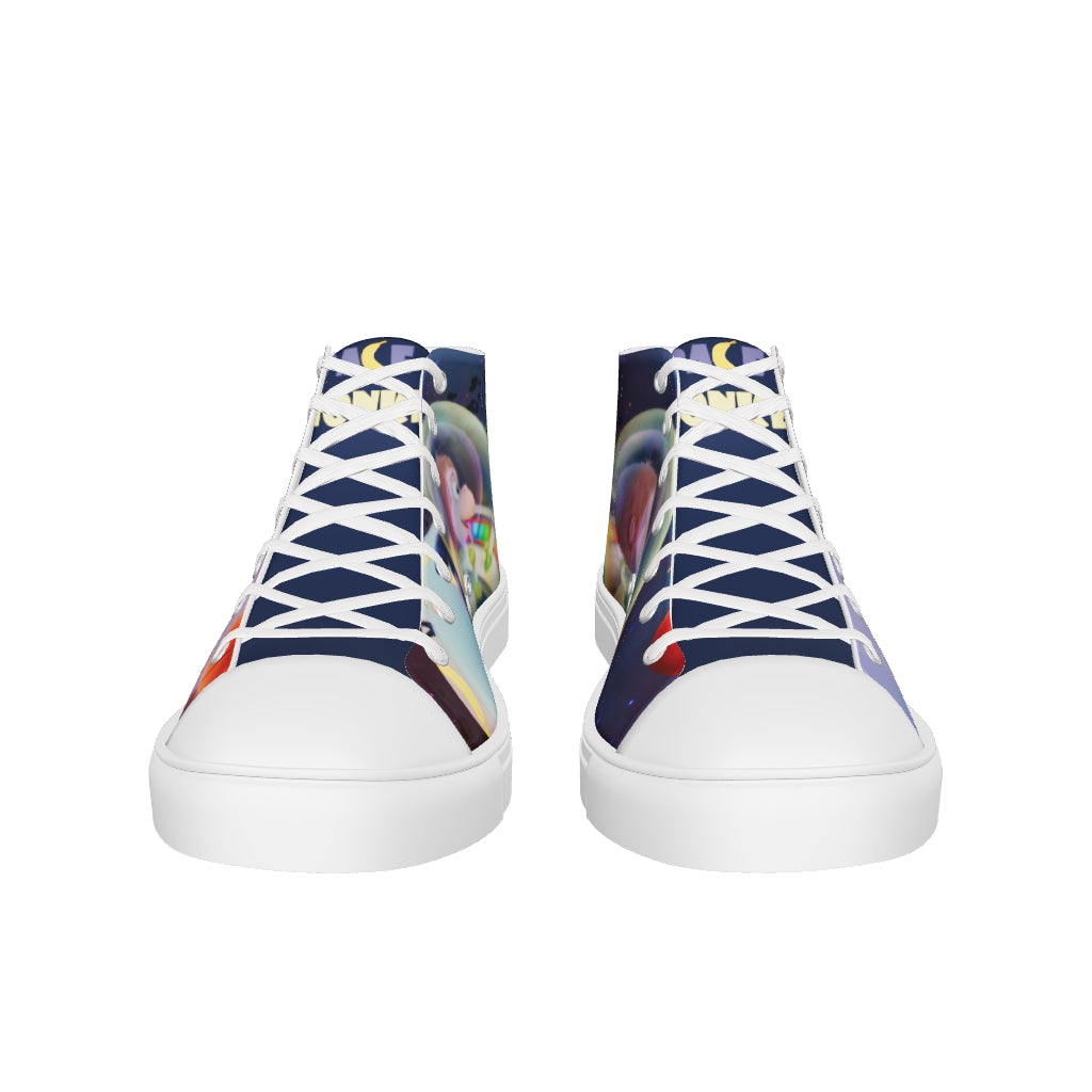 Space Monkey - High top canvas shoes