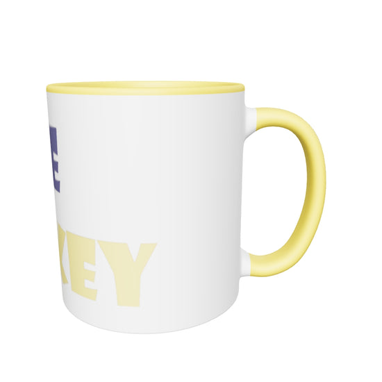 Space Monkey - Mug with Color Inside