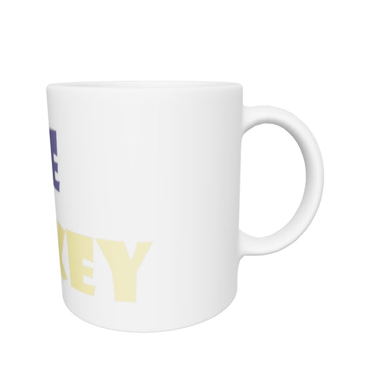 Space Monkey - White glossy mug