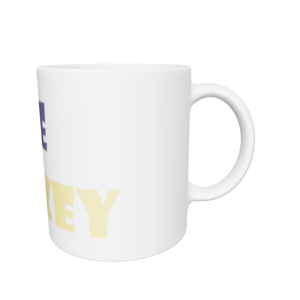 Space Monkey - White glossy mug